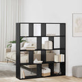 Armadio per Libri Rovere Nero 132 x 29 x 141,5 cm
