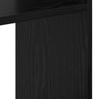 Armadio per Libri Rovere Nero 92 x 29 x 188 cm