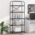 Libreria Rovere Nero 80 x 30 x 183 cm Legno multistrato