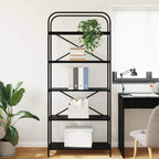 Libreria Rovere Nero 80 x 30 x 183 cm Legno multistrato