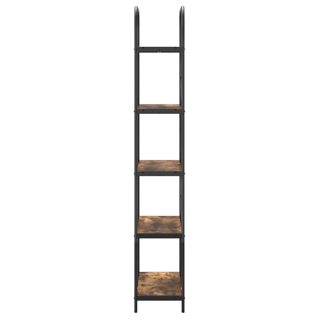 Libreria Rovere fumé 80 x 30 x 183 cm Legno multistrato