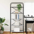 Libreria Grigio Sonoma 80 x 30 x 183 cm Legno multistrato