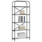 Libreria Grigio Sonoma 80 x 30 x 183 cm Legno multistrato