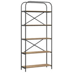 Libreria Rovere artigianale 80 x 30 x 183 cm Legno multistrato
