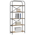 Libreria Rovere artigianale 80 x 30 x 183 cm Legno multistrato
