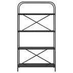 Libreria Rovere Nero 80 x 30 x 146 cm Legno multistrato