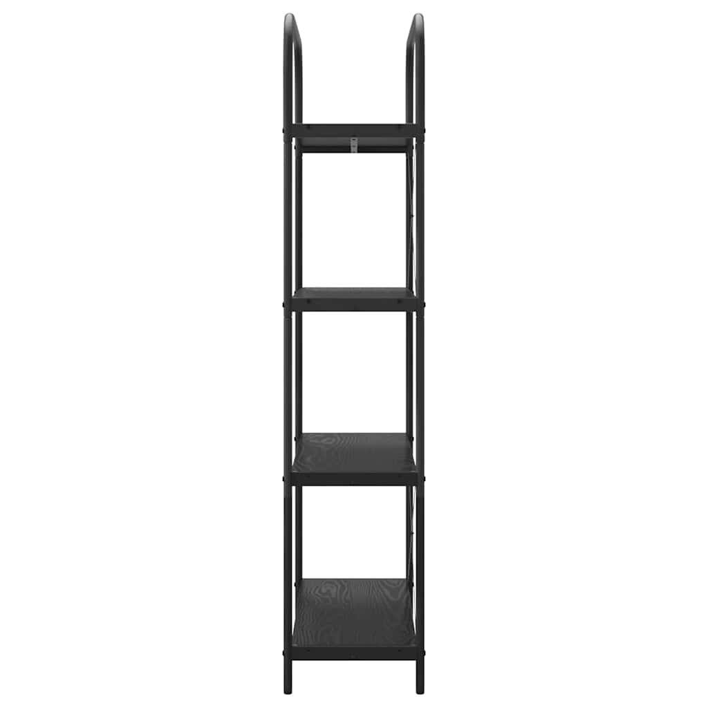 Libreria Rovere Nero 80 x 30 x 146 cm Legno multistrato