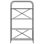 Libreria Grigio Sonoma 80 x 30 x 146 cm Legno multistrato