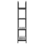 Libreria Grigio Sonoma 80 x 30 x 146 cm Legno multistrato