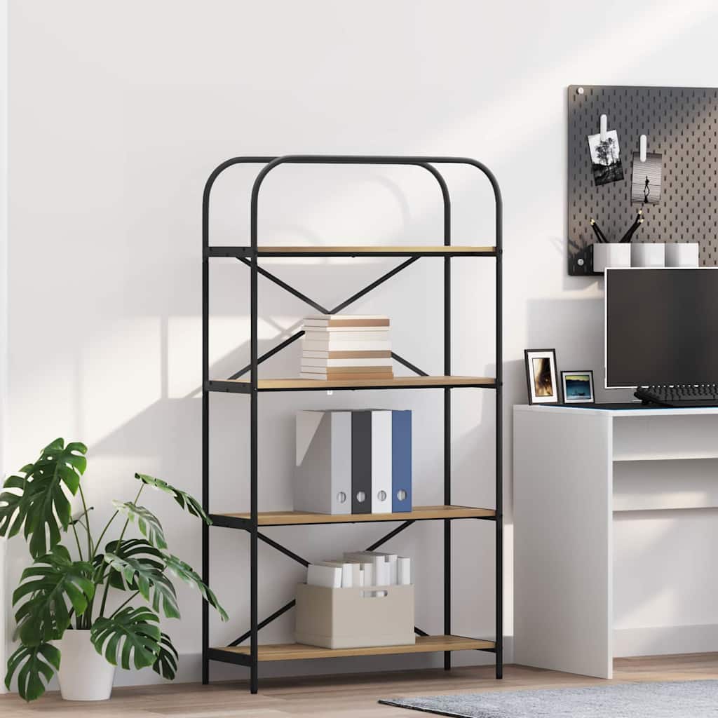Libreria Rovere artigianale 80 x 30 x 146 cm Legno multistrato