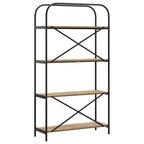 Libreria Rovere artigianale 80 x 30 x 146 cm Legno multistrato