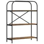Libreria Rovere fumé 80 x 30 x 109 cm Legno multistrato
