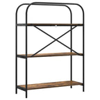 Libreria Rovere fumé 80 x 30 x 109 cm Legno multistrato