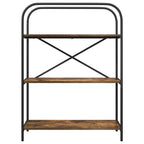 Libreria Rovere fumé 80 x 30 x 109 cm Legno multistrato