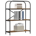 Libreria Rovere fumé 80 x 30 x 109 cm Legno multistrato