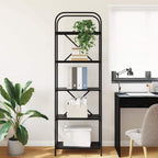 Libreria Rovere Nero 60 x 30 x 183 cm Legno multistrato