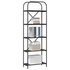 Libreria Rovere Nero 60 x 30 x 183 cm Legno multistrato