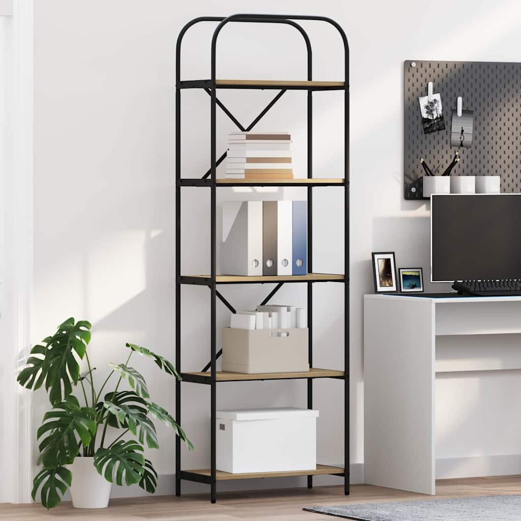 Libreria Rovere Sonoma 60 x 30 x 183 cm Legno multistrato