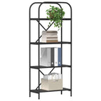 Libreria Rovere Nero 60 x 30 x 146 cm Legno multistrato