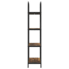 Libreria Rovere fumé 60 x 30 x 146 cm Legno multistrato