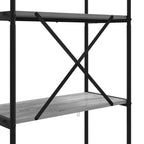 Libreria Grigio Sonoma 60 x 30 x 146 cm Legno multistrato