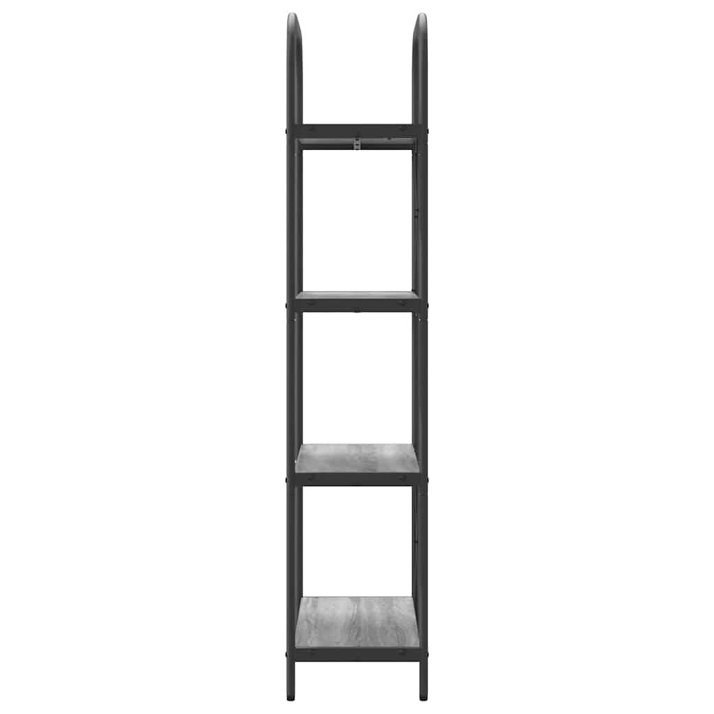 Libreria Grigio Sonoma 60 x 30 x 146 cm Legno multistrato