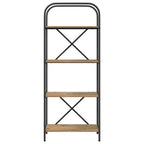 Libreria Rovere artigianale 60 x 30 x 146 cm Legno multistrato