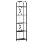 Libreria Rovere Nero 40 x 30 x 183 cm Legno multistrato
