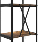 Libreria Rovere fumé 40 x 30 x 183 cm Legno multistrato