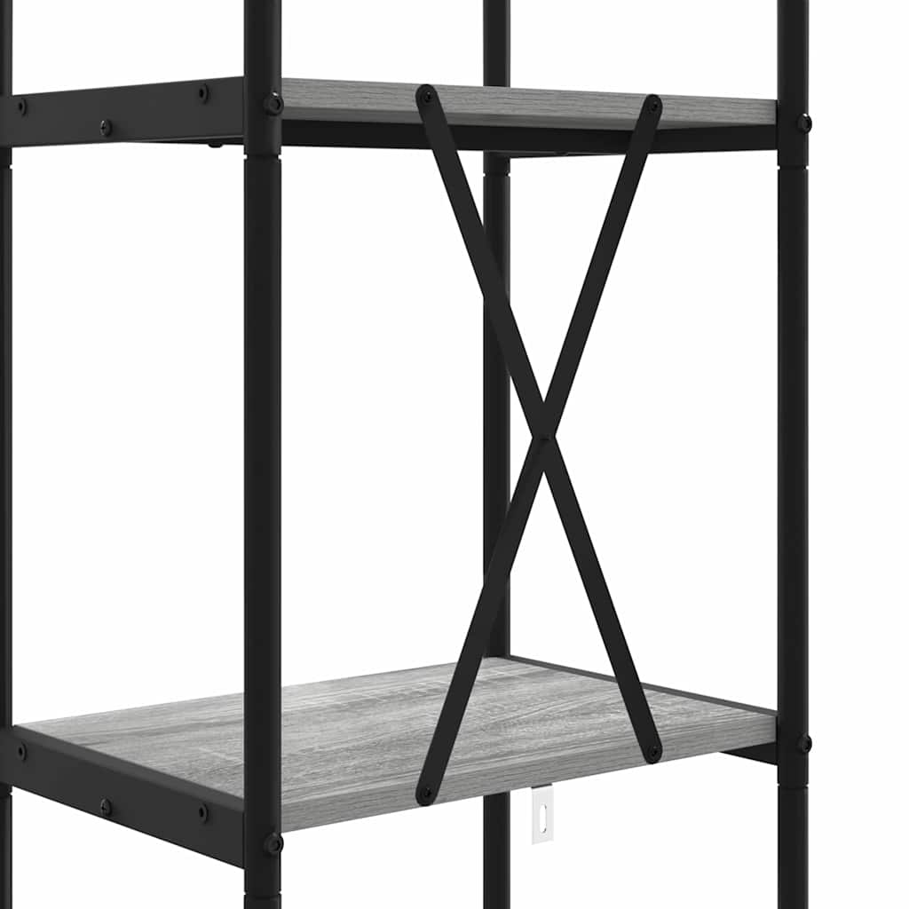 Libreria Grigio Sonoma 40 x 30 x 183 cm Legno multistrato