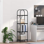 Libreria Rovere Nero 40 x 30 x 146 cm Legno multistrato