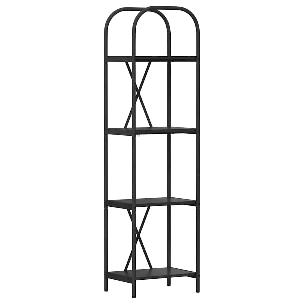 Libreria Rovere Nero 40 x 30 x 146 cm Legno multistrato