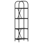 Libreria Rovere Nero 40 x 30 x 146 cm Legno multistrato