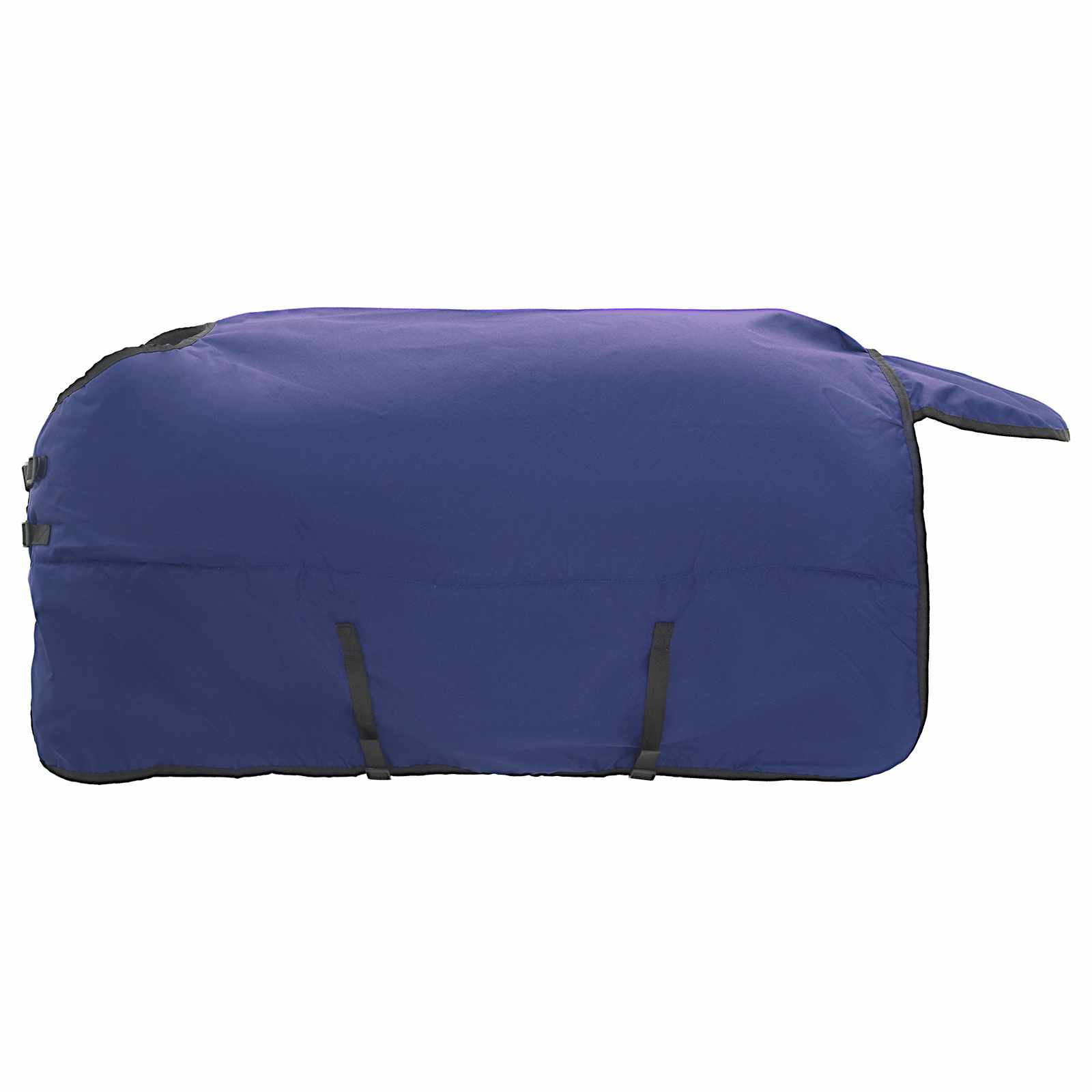 Coperta per Cavalli Verde Scuro e Nero 115 cm Poliestere