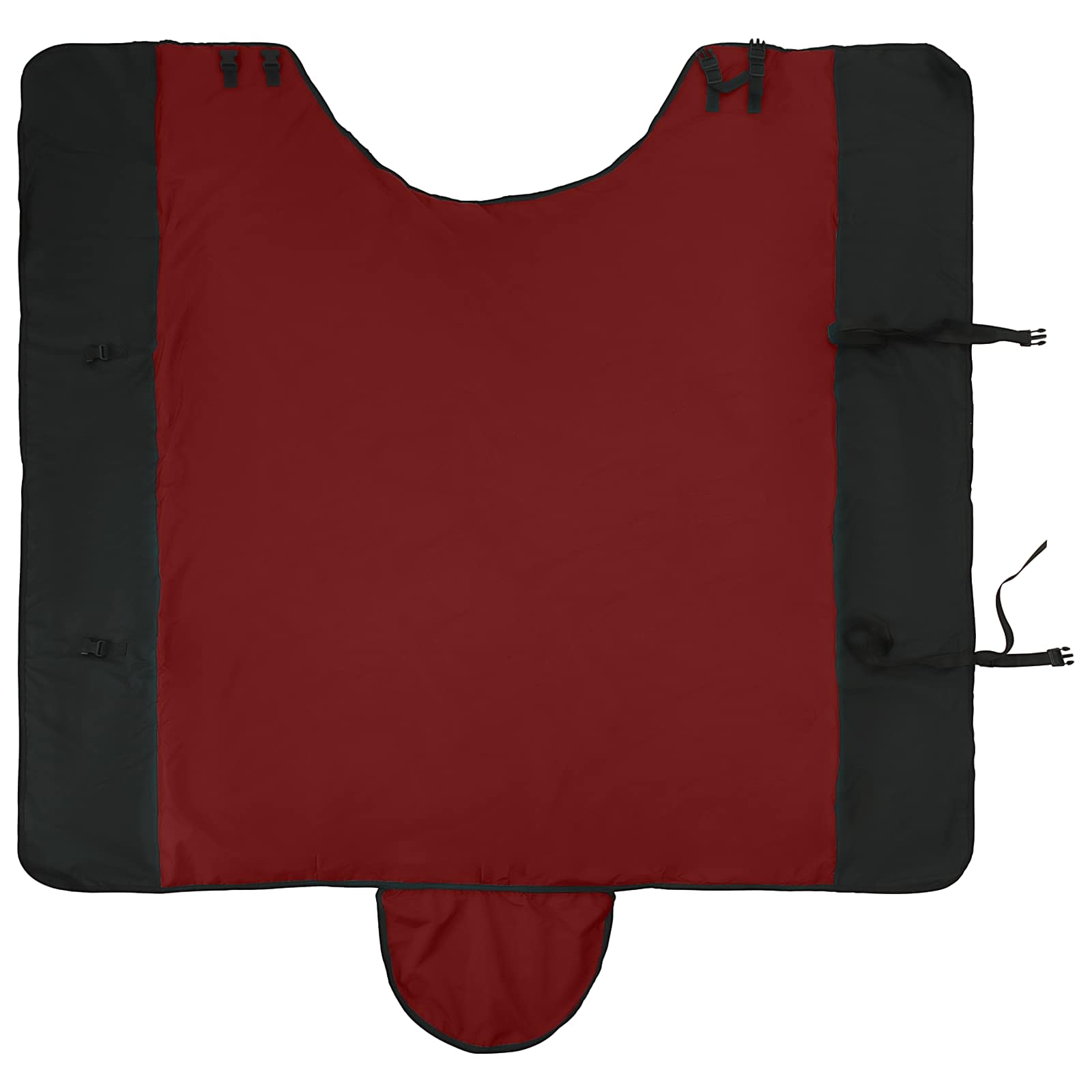 Coperta per Cavalli Verde Scuro e Nero 125 cm Poliestere