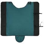 Coperta per Cavalli Verde Scuro e Nero 155 cm Poliestere