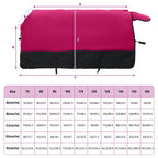 Coperta per Cavalli Rosa e Nero 85 cm Poliestere