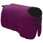 Coperta per Cavalli Verde Scuro e Nero 85 cm Poliestere