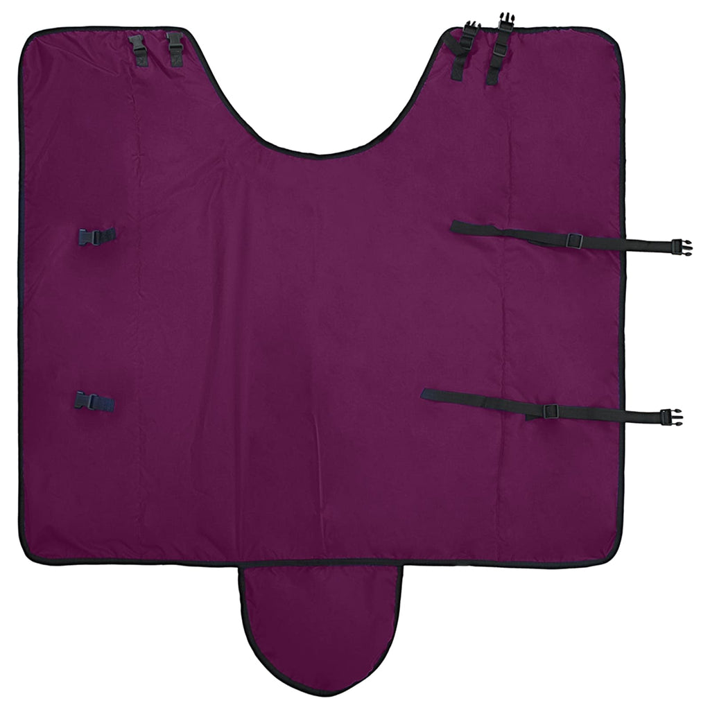 Coperta per Cavalli Verde Scuro e Nero 95 cm Poliestere