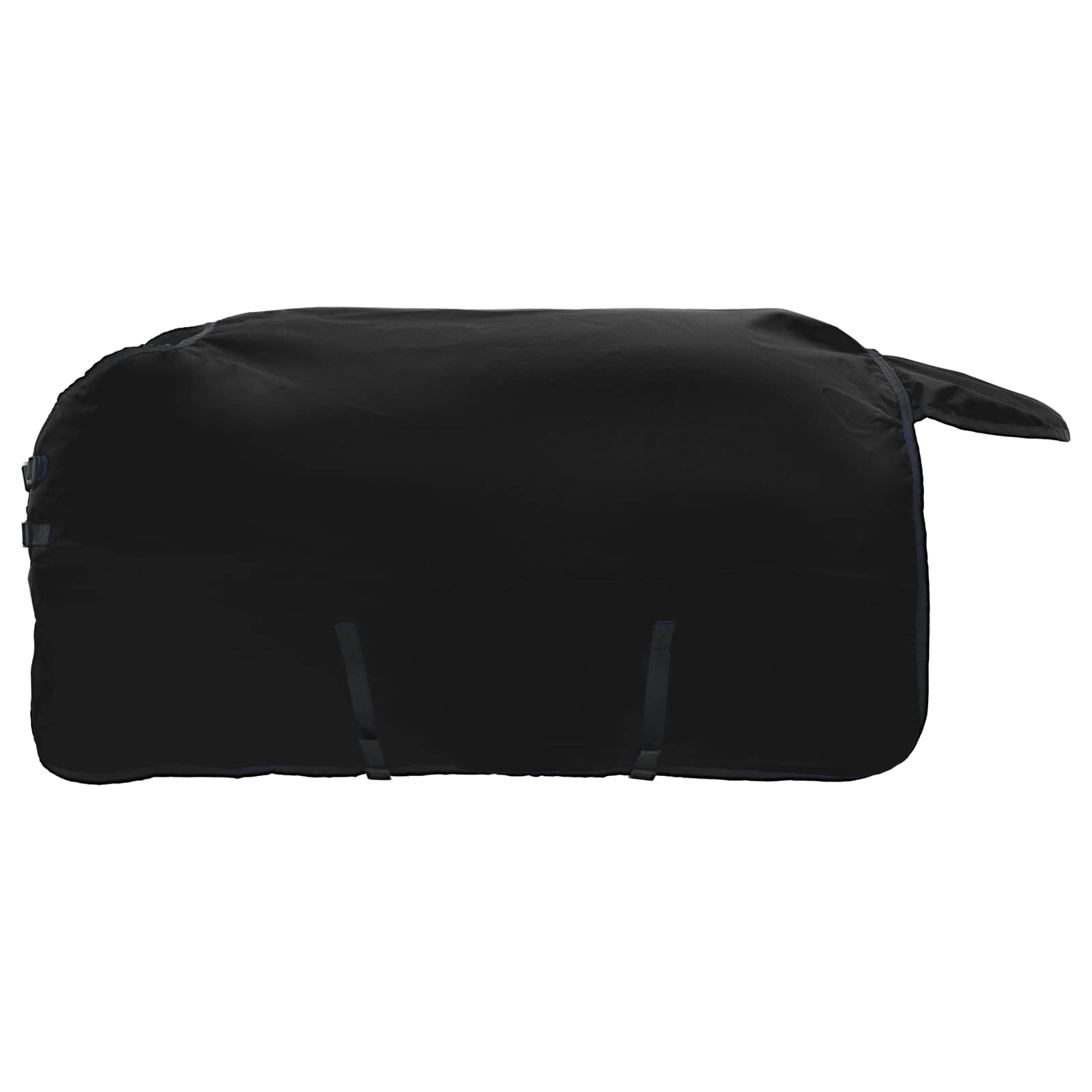 Coperta per Cavalli Verde Scuro e Nero 155 cm Poliestere