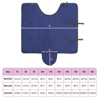 Coperta per Cavalli Verde Scuro e Nero 75 cm Poliestere