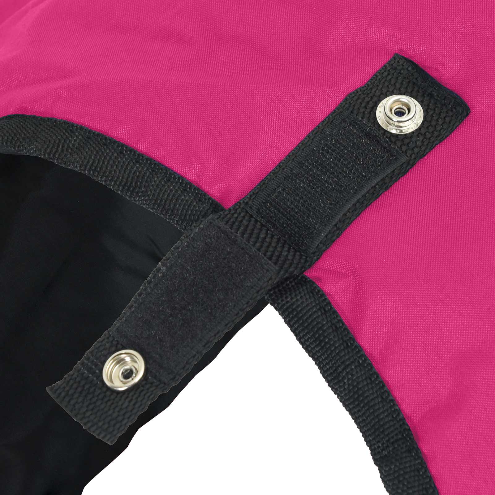 Coperta per Cavalli Rosa e Nero 115 cm Poliestere