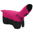 Coperta per Cavalli Rosa e Nero 145 cm Poliestere