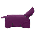 Coperta per Cavalli Verde Scuro e Nero 105 cm Poliestere