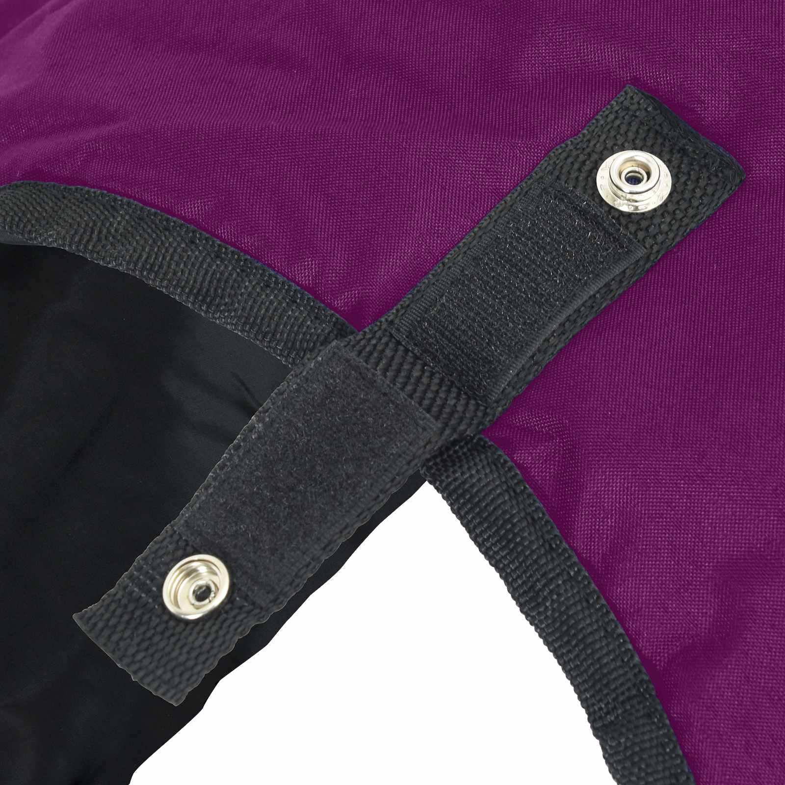 Coperta per Cavalli Verde Scuro e Nero 165 cm Poliestere