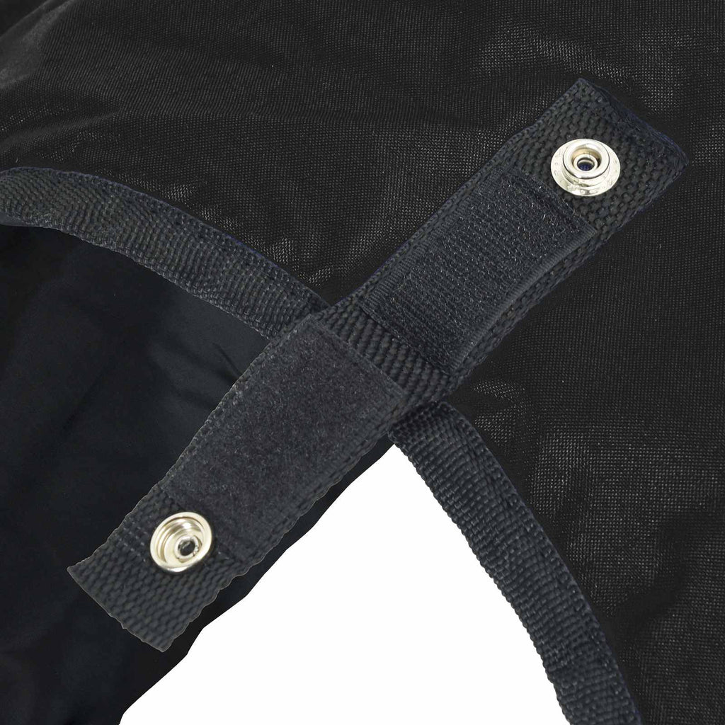 Coperta per Cavalli Verde Scuro e Nero 105 cm Poliestere