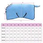 Coperta per Cavalli Aqua Completo 85 cm Poliestere