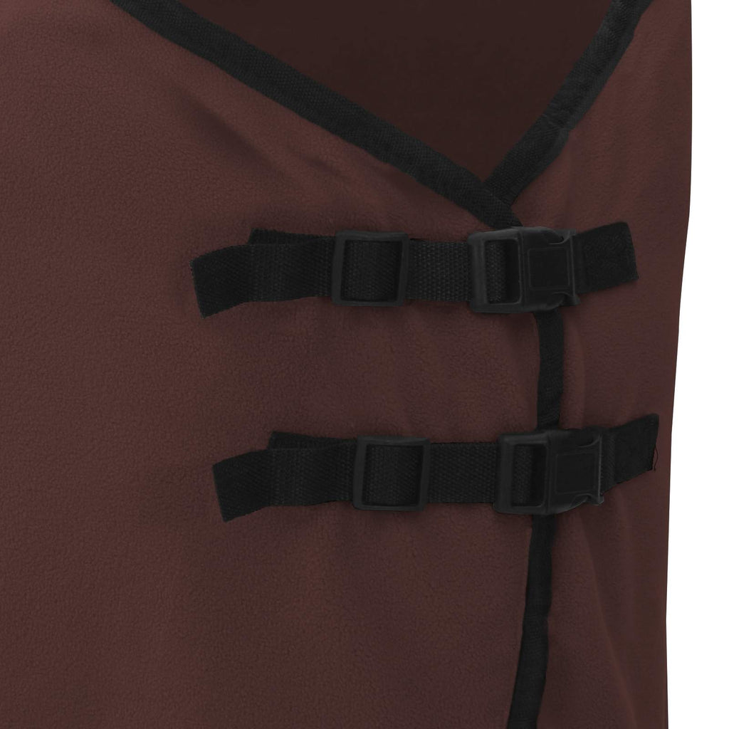 Coperta per Cavalli Marrone Scuro Completo 75 cm Poliestere