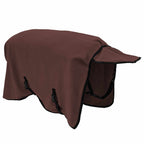 Coperta per Cavalli Marrone Scuro Completo 75 cm Poliestere