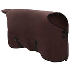 Coperta per Cavalli Marrone Scuro Completo 135 cm Poliestere